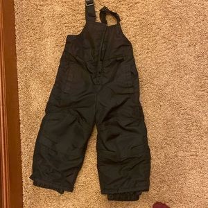18 mo black snow bibs
